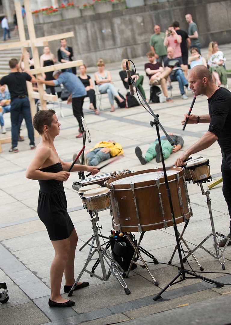 House beating, fot. Marta Ankiersztejn, Instytut Muzyki i Tańca